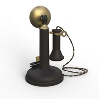 antique ancient table phone - Thumbnail 11