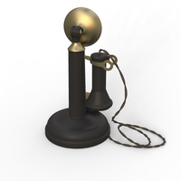 antique ancient table phone - Thumbnail 12