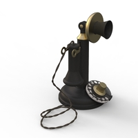 antique ancient table phone - Thumbnail 16