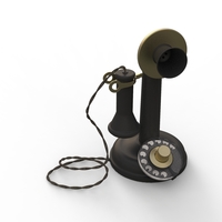 antique ancient table phone - Thumbnail 18