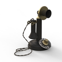 antique ancient table phone - Thumbnail 19