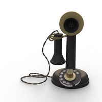 antique ancient table phone - Thumbnail 20
