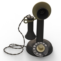 antique ancient table phone - Thumbnail 21