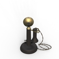 antique ancient table phone - Thumbnail 25