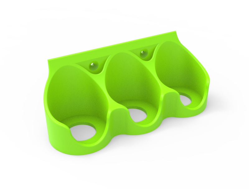 SPICE JAR AND COFFE JAR RACK MOUNTED HOLDER 3D PRINTED - Pinshape