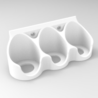 SPICE JAR AND COFFE JAR RACK MOUNTED HOLDER 3D PRINTED - Thumbnail 3