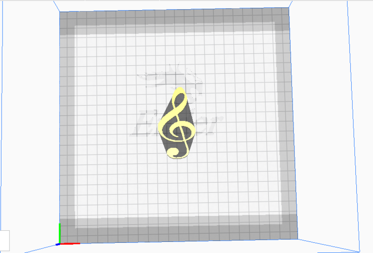 Music Treble Chef  3D Print 411952