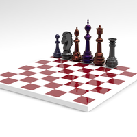 Complete 3D model of the chess available for 3D printing - Thumbnail 2