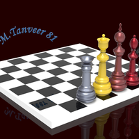Complete 3D model of the chess available for 3D printing - Thumbnail 4
