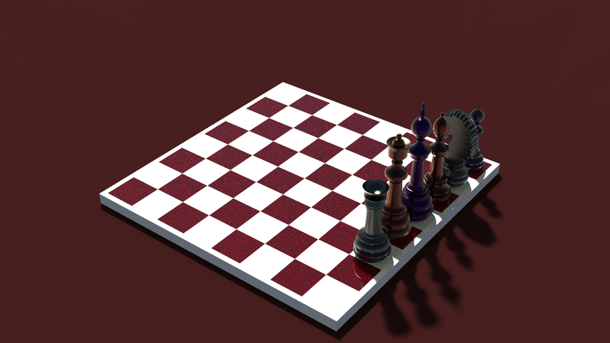 Complete 3D model of the chess available for 3D printing 3D Print 411966