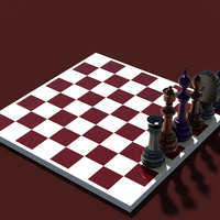 Complete 3D model of the chess available for 3D printing - Thumbnail 7
