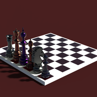 Complete 3D model of the chess available for 3D printing - Thumbnail 10