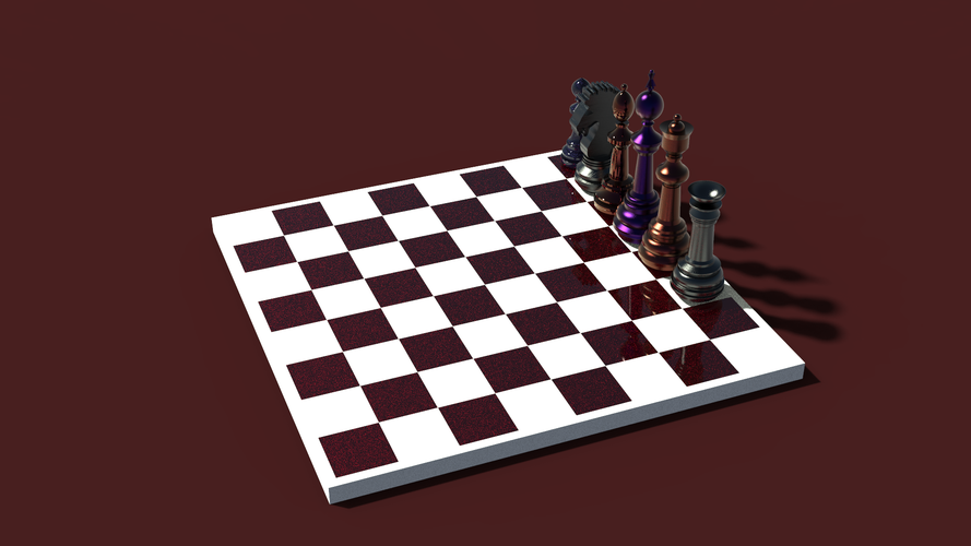 Complete 3D model of the chess available for 3D printing 3D Print 411970