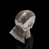 3D iron man helmet design available in stl and fbx formats - Thumbnail 10