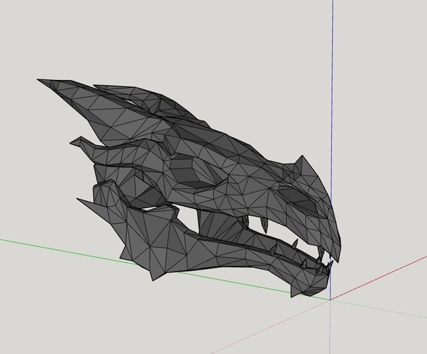 Dragon Skull from Skyrim. 3D Print 412051