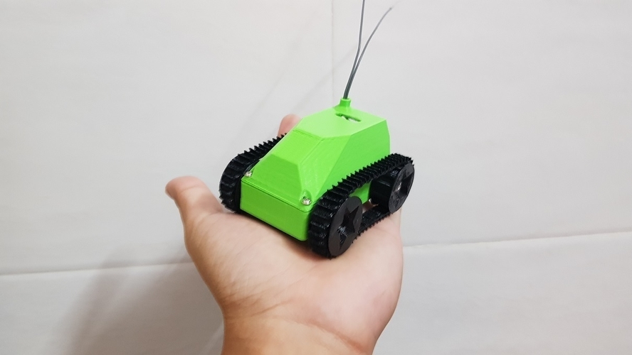 Mini tank robot v1 3D Print 412089
