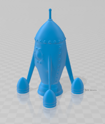 rocket 3D Print 412091