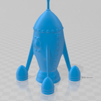 Small rocket 3D Printing 412091
