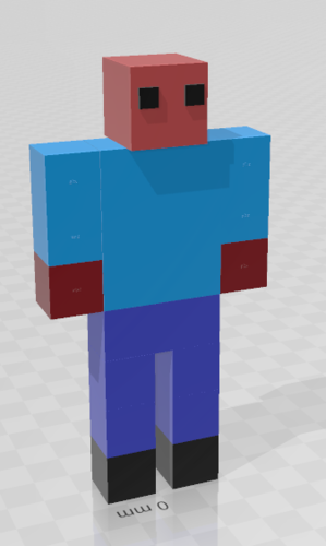 mincraft man 3D Print 412093