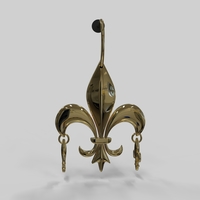 fleur de lis earring - Thumbnail 2