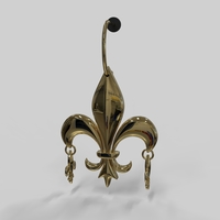 fleur de lis earring - Thumbnail 3