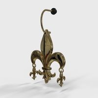 fleur de lis earring - Thumbnail 5