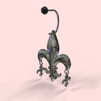 fleur de lis earring - Thumbnail 14