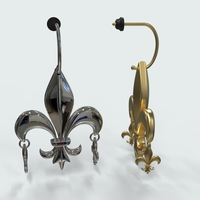 fleur de lis earring - Thumbnail 17