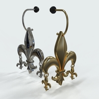fleur de lis earring - Thumbnail 20
