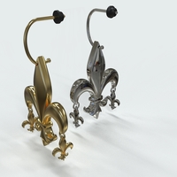 fleur de lis earring - Thumbnail 22