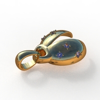 ladybug abstract pendant - Thumbnail 6