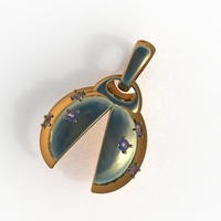 ladybug abstract pendant - Thumbnail 10