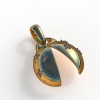 ladybug abstract pendant - Thumbnail 12