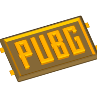 Small PUBG LOGO 3D 3D Printing 412522