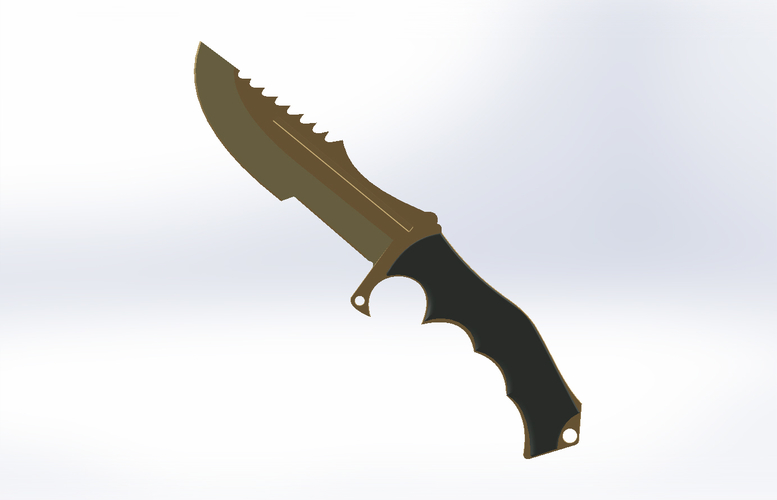 huntsman knife csgo / couteau huntsman csgo  3D Print 412526