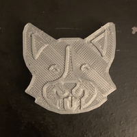 Small Corgi Dog Face 3D Printing 412590