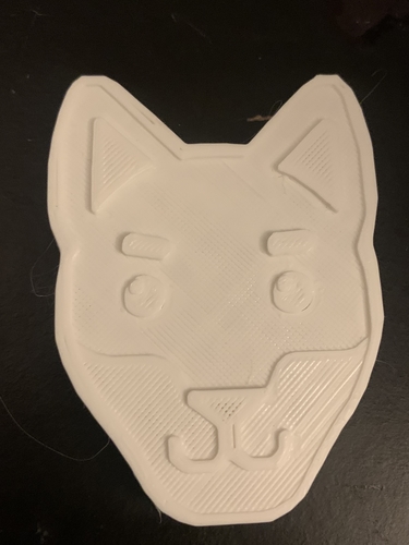 Rottweiler Dog Face 3D Print 412615