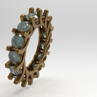 eternity loop ring - Thumbnail 6