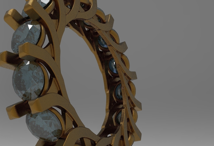 eternity loop ring 3D Print 412635