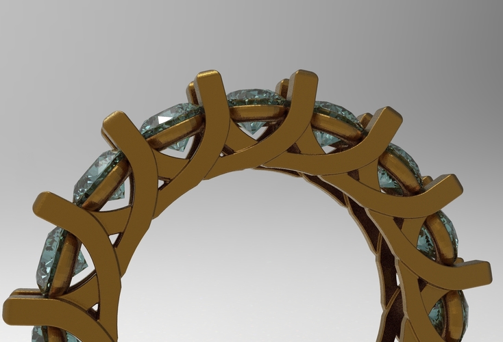 eternity loop ring 3D Print 412636
