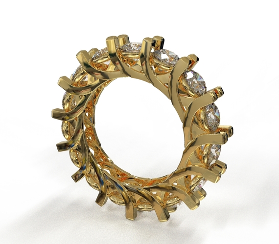 eternity loop ring 3D Print 412641