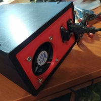 Small PC power supply case. 3D Printing 412669