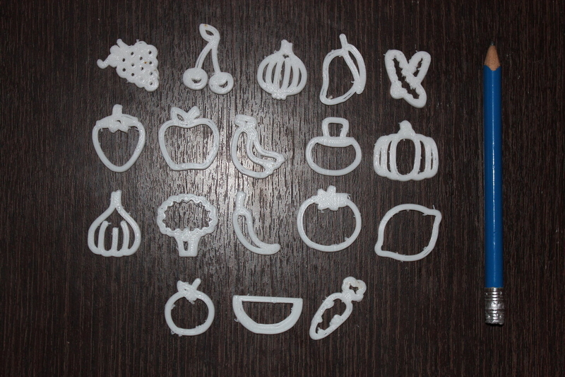Vegetable Outline Toys 