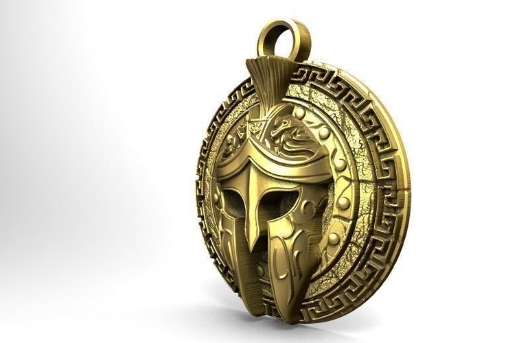 Spartan pendant 8 3D Print 412768