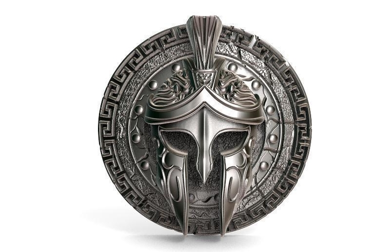 Spartan pendant 8 3D Print 412770