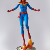 Captain Marvel 6th Scale Figurine/Statue (Main) - Thumbnail 3