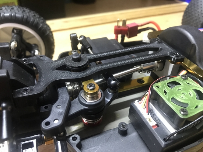 3d Printed Wltoys 104001 Top Deck   Brace By Lbento 