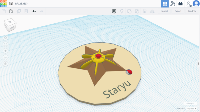 Staryu Pokemon With Pokeball