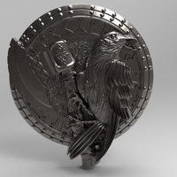 Viking crow pendant 2 - Thumbnail 7