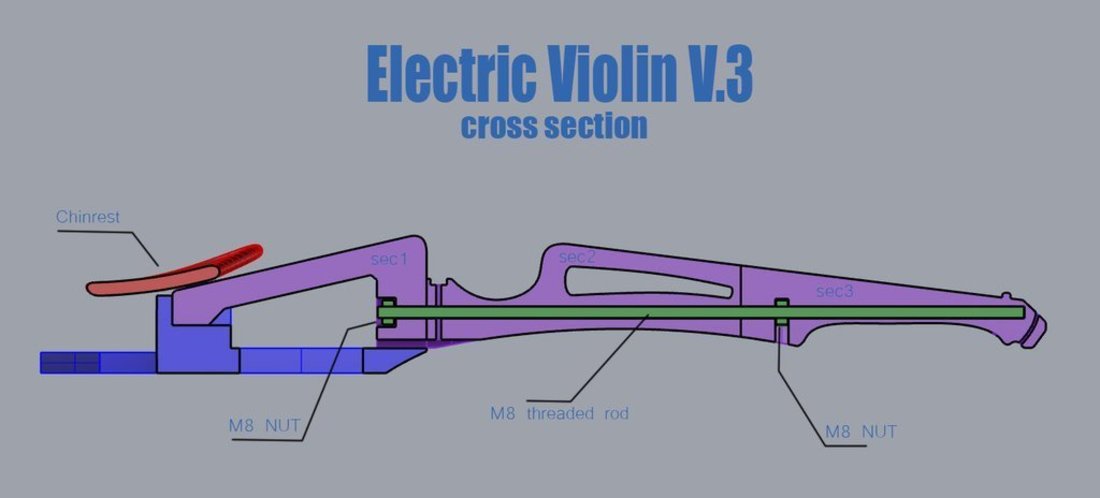 Rock-Star Electric Violin V.3 3D Print 41294